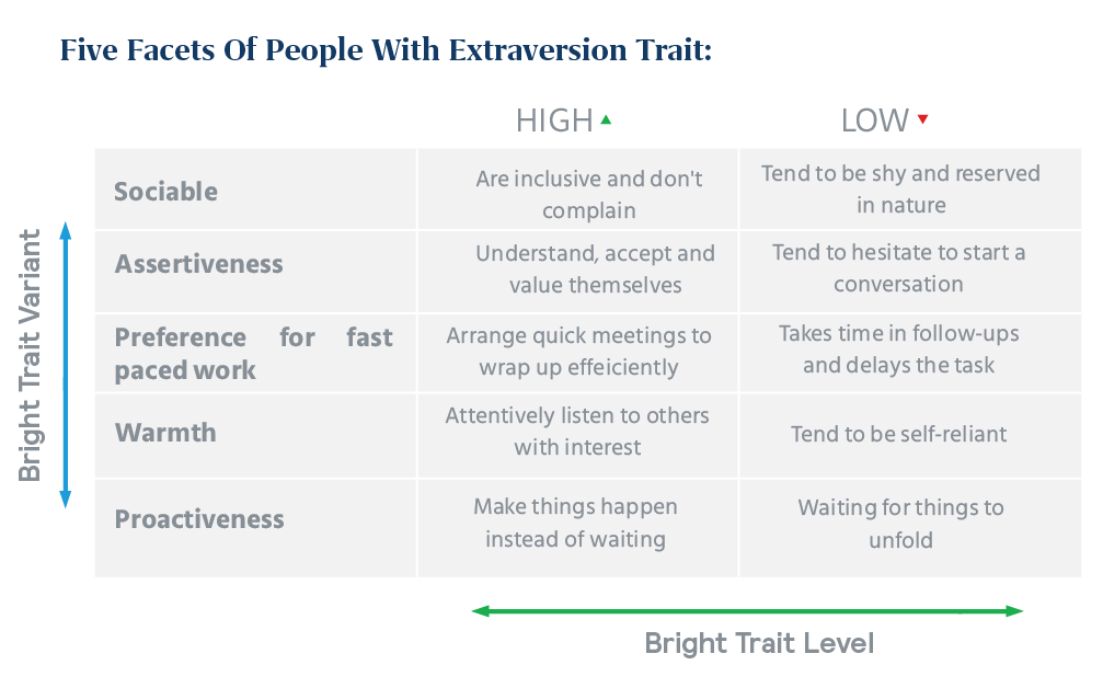 Five Facets of Extroverts