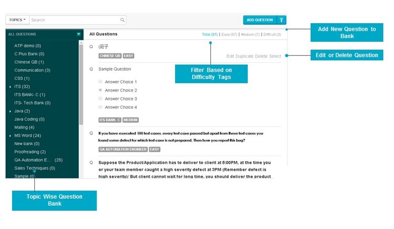 Online examination system demo