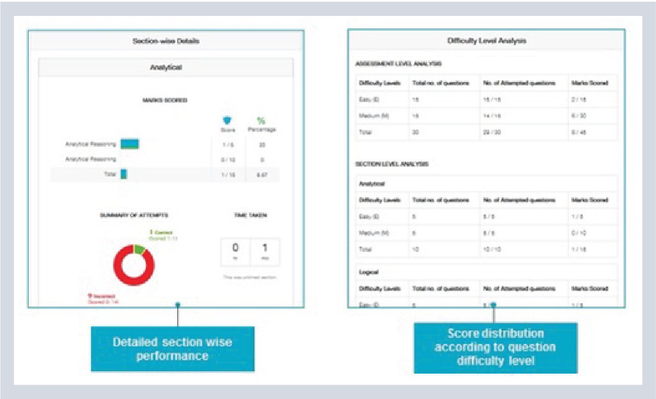 Online testing software report